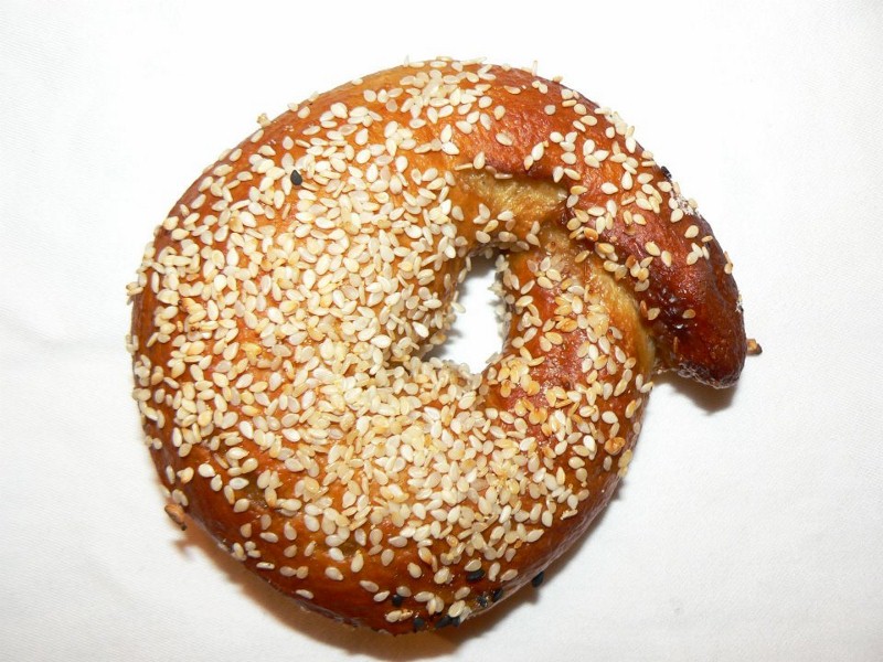 Lye Bagels on white The Fresh Loaf